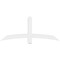 Ekena Millwork Bellingham Architectural Grade PVC Gable Bracket, 60"W x 25"H x 4"D x 4"F, 10/12 Pitch GBP060X25X0404BEL00 - alternate 4